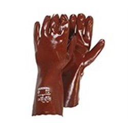 Paire de gants PVC, protection acide