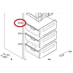 Tiroir de congélateur complet Electrolux 2426357196
