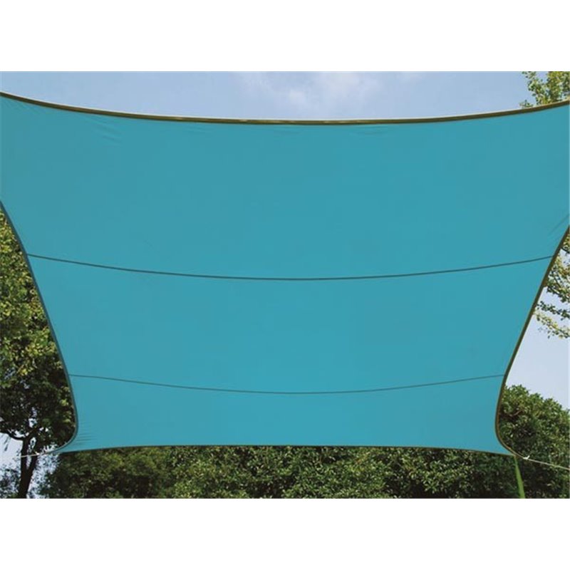 VOILE SOLAIRE - RECTANGULAIRE - 2 x 3 m - COULEUR : BLEU CIEL