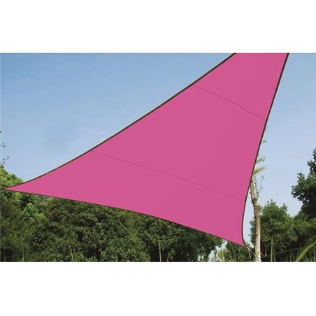 VOILE SOLAIRE - TRIANGLE - 3.6 x 3.6 x 3.6 m - COULEUR: FUCHSIA