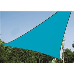 VOILE SOLAIRE - TRIANGLE - 5 x 5 x 5 m - COULEUR : BLEU CIEL