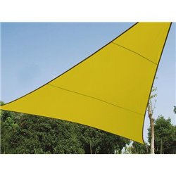 VOILE SOLAIRE - TRIANGLE - 5 x 5 x 5 m - COULEUR: VERT LIME