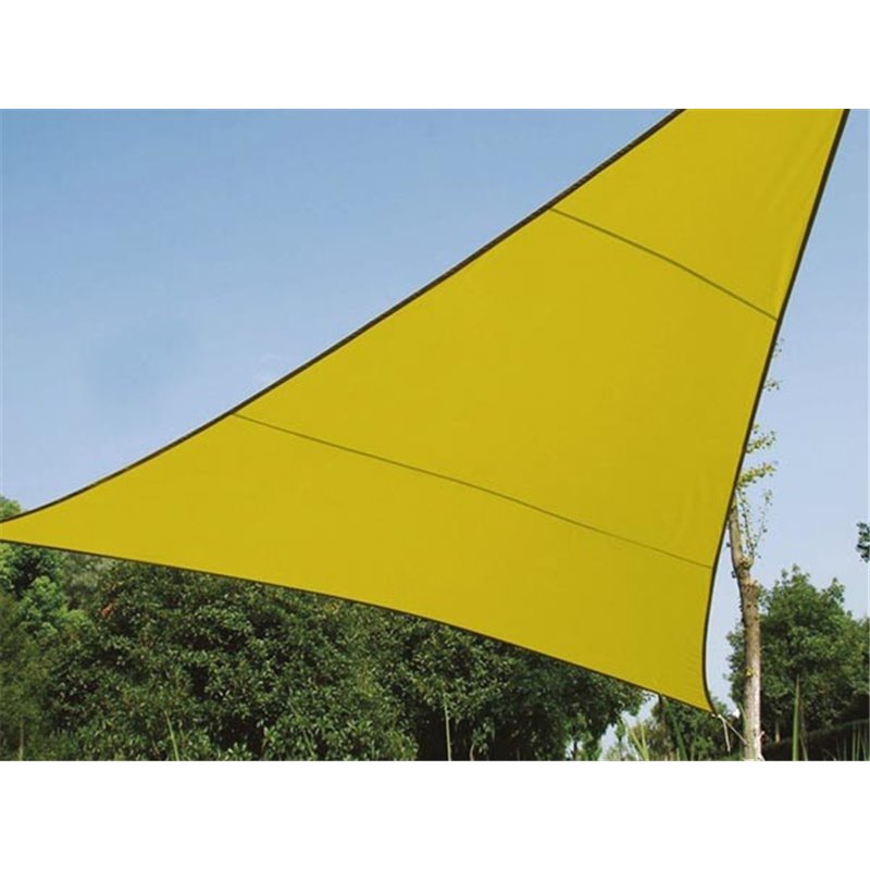 VOILE SOLAIRE - TRIANGLE - 5 x 5 x 5 m - COULEUR: VERT LIME