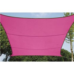 VOILE SOLAIRE - CARRÉ - 3.6 x 3.6 m - COULEUR: FUCHSIA