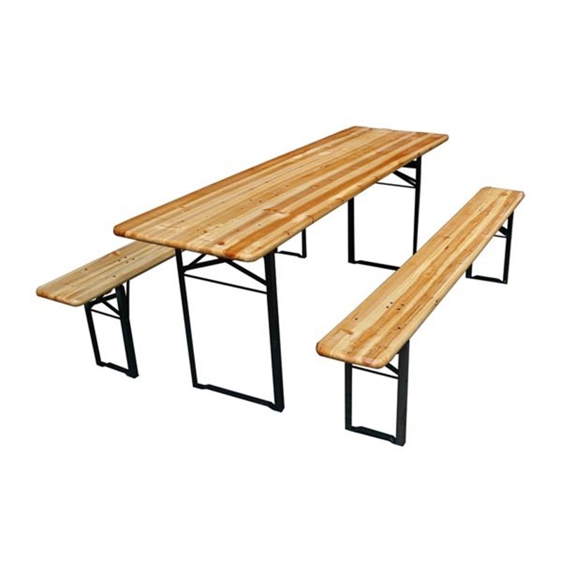 TABLE - AVEC 2 BANCS - 200 x 60 x 76 cm