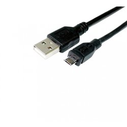 Cable USB 2.0 A mâle-micro USB B mâle 1,5 m