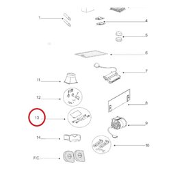 Kit vérins pour hotte Airforce 11687