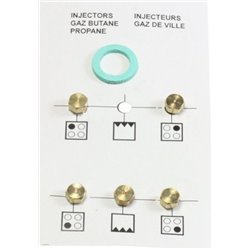 Kit injecteur gaz butane pour table de cuisson / cuisinière Beko 4431910054