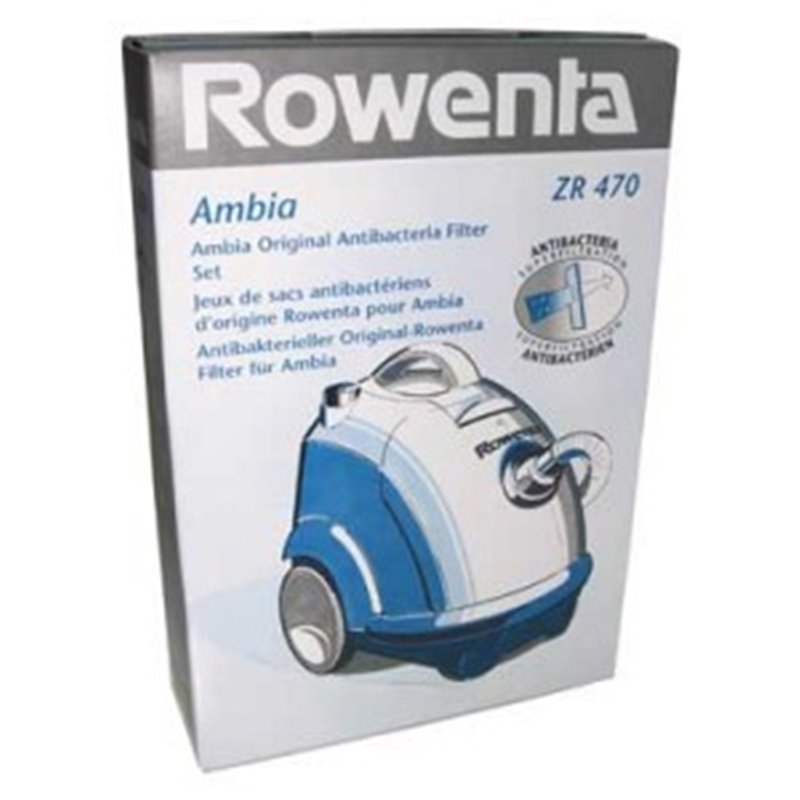 Rowenta - ZR470 - Sac Aspirateur - Ambia - 6 Sacs + 1 Filtre