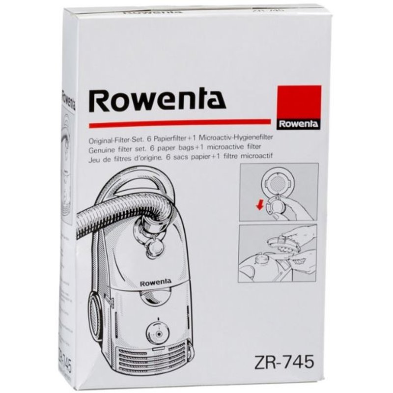ZR745 Rowenta Sacs aspirateur (x6)