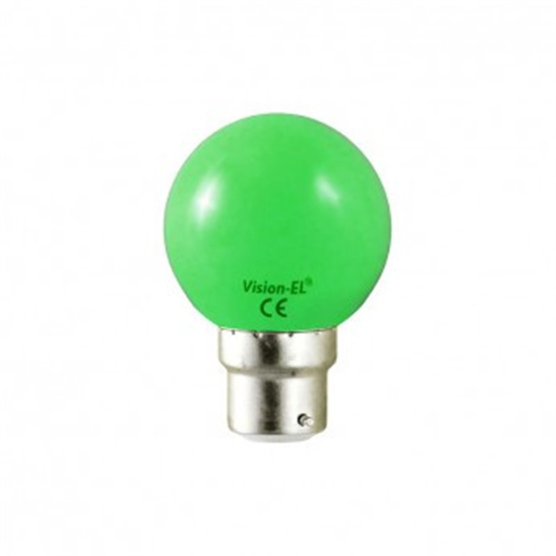 Bulb led B22 -1W - Vert
