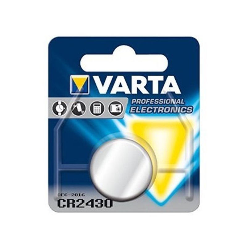 Pile bouton CR2430 Varta Lithium 3V (6430101401)