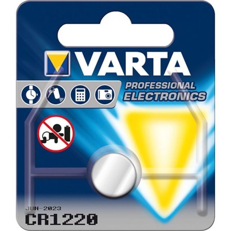 Pile bouton CR1220 35mAh en 3v