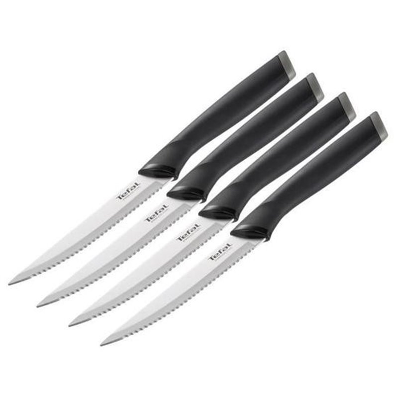 MASTERCHEF Set de 4 couteaux à steak noir