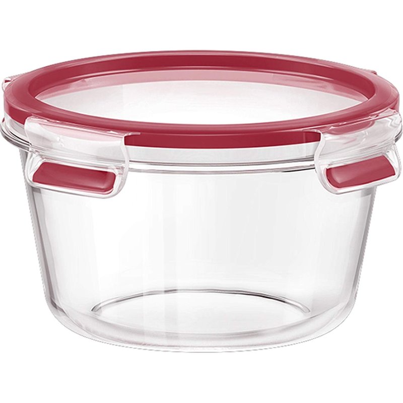 MASTERSEAL FRESH ronde en verre 0.9L ROUGE