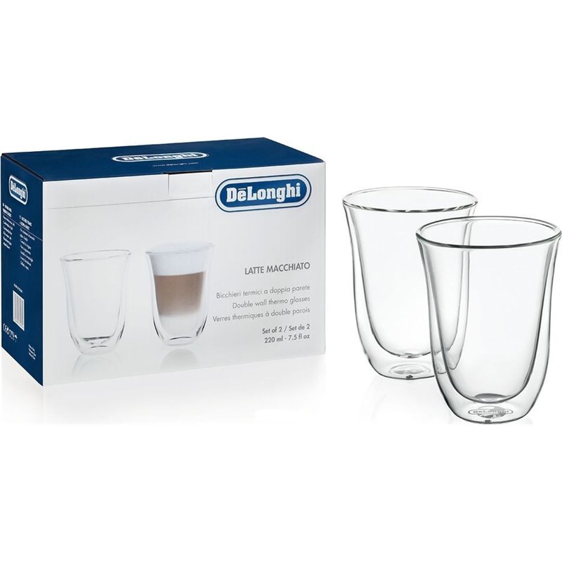 Lot de 2 verres thermiques pour cafetière Delonghi 5513214611