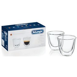 Lot de 2 verres espresso pour cafetière Delonghi 5513214591