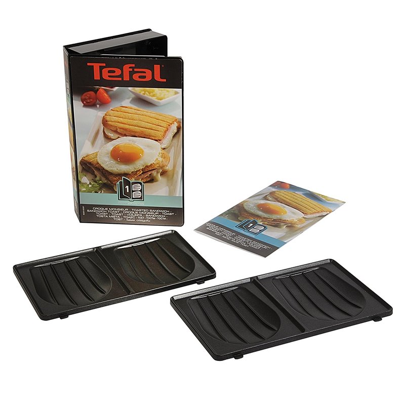 Coffret Snack Collection - 2 plaque croque monsieur + 1 livre recettes XA800112