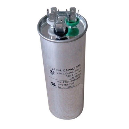 Condensateur double capacité permanent  35 µF  + 6 µF  pour climatiseur