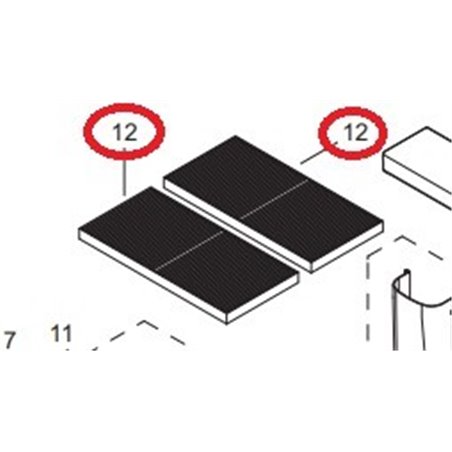 Filtre F5 pour wmc Vortice PROMETEO PLUS HR400