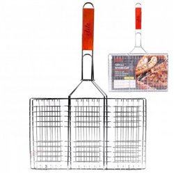 Grille barbecue + manche 50x34x22cm - 32387