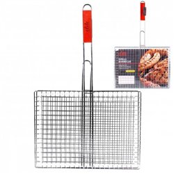 Grille barbecue + manche 60x40x30cm - 32388