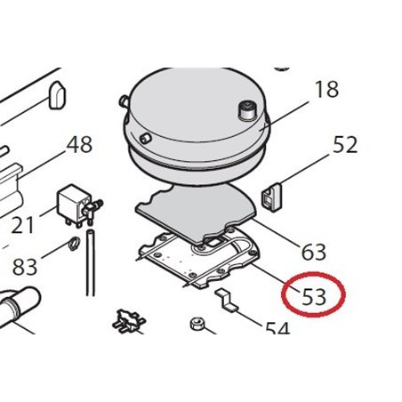 Résistance pour centre de repassage Euroflex 8104176.0