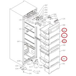 Tiroir Congélateur Gorenje 571808 Frigo