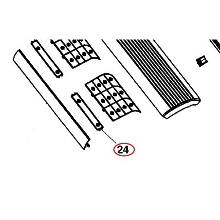 FILTRE DE CHARBON ACTIF B POUR CLIMATISEUR VORTICE 1187000058