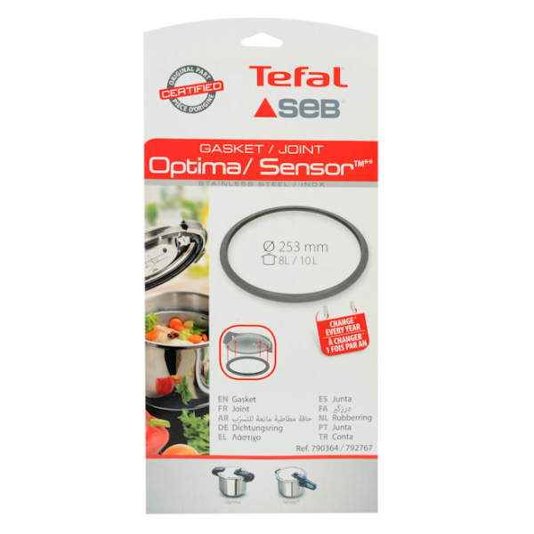 Joint cocotte Seb Optima / sensor 1 - 8/10L - diam 253 mm - 790364
