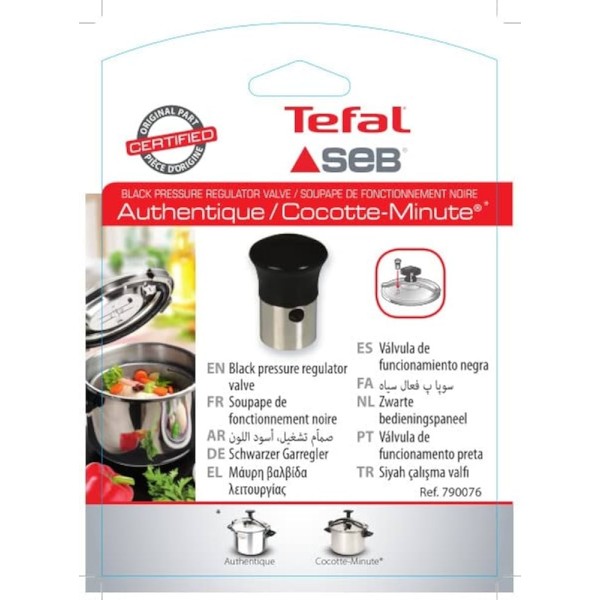 Soupape noire pour autocuiseur Seb Authentique - 790076