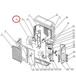 Turbine pour climatiseur Vortice 1205000023