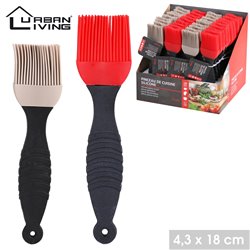 Pinceau de cuisine en silicone Rouge ou Taupe