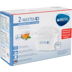BRITA Pack de 2 cartouches MAXTRA+ pour carafes filtrantes