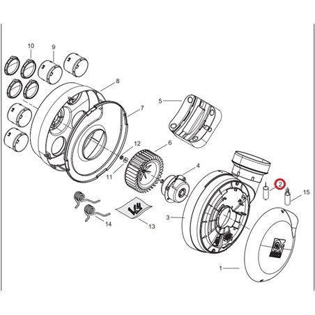 Condensateur 2.5 µF pour VMC VORTICE 5.157.000.287