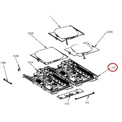 Module d'induction pour table de cuisson Electrolux 3572184301