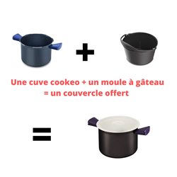 Pack cookeo une cuve cookeo plus un moule à gâteau,  un couvercle offert