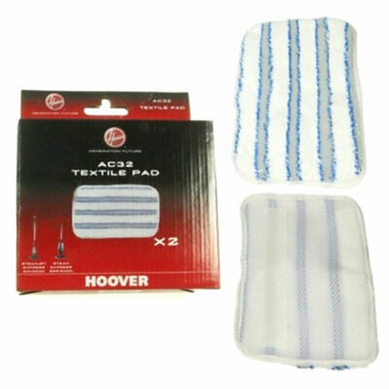 Lot de 2 lingettes pour balai vapeur Hoover 35601657