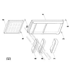 Balconnet supérieur curtiss