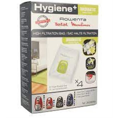 Sac aspirateur Rowenta Boite de 4 sacs hygiene+aromatic