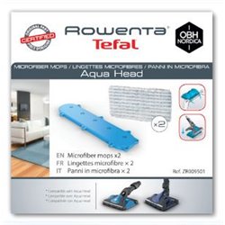 Lingettes Microfibres X2 pour Aqua Head ROWENTA