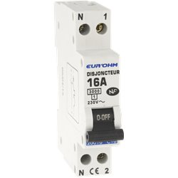 EUROHM Disjoncteur 16A Ph+N...
