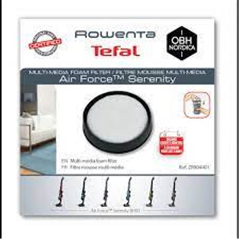 Filtre mousse air force serenity rowenta ZR904401