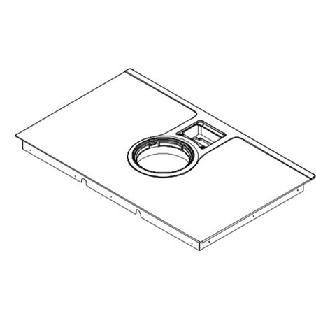 Dessus en verre pour table vitrocéramique Elica