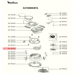 Résistance pour multi cuiseur extra crisps Moulinex EZ150800, SS-997626