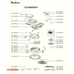 Cordon alimentation pour multi cuiseur extra crisps Moulinex EZ150800, SS-997645