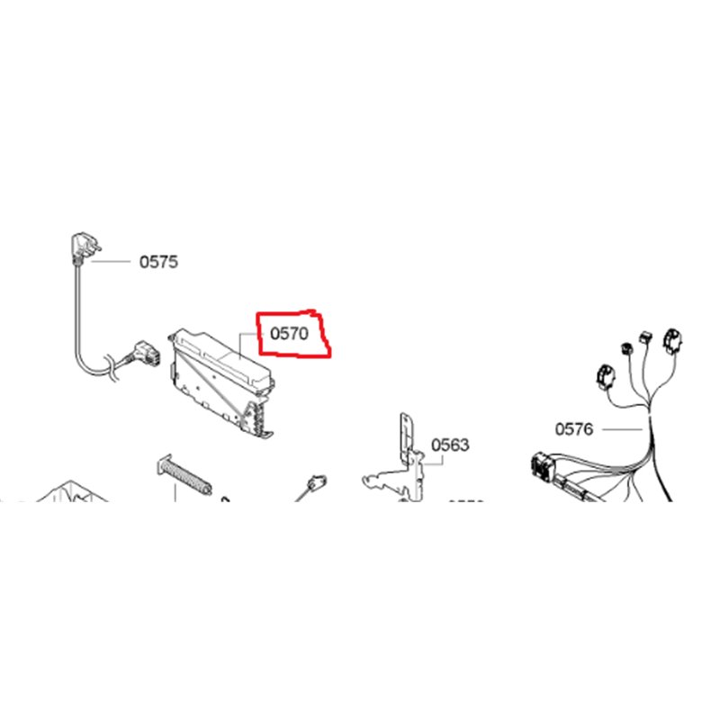 Module programmé pour lave vaisselle Bosch 00751084