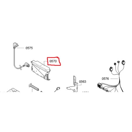Module programmé pour lave vaisselle Bosch 00751084