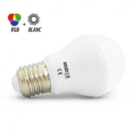 Ampoule LED E27 bulb 6W RGB+Blanc