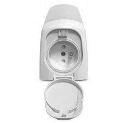 Réglette LED salle de bain + interrupteur ON/OFF + prise - CCT - 8W